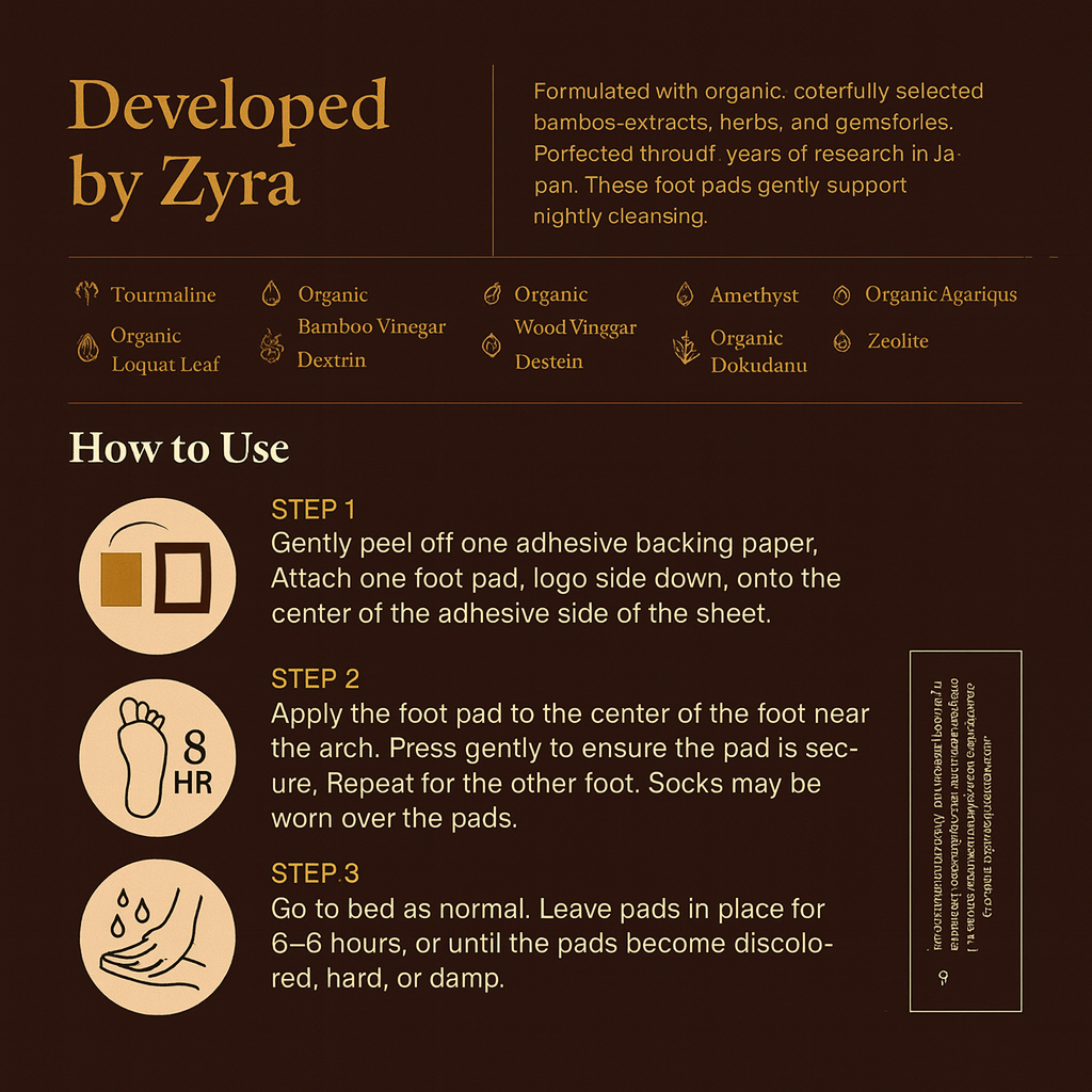 Zyra Foot Detox pads